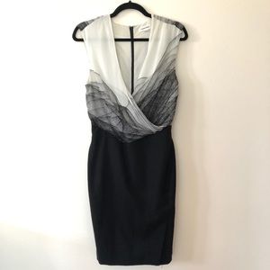 Calvin Klein Sleeveless Black & White dress